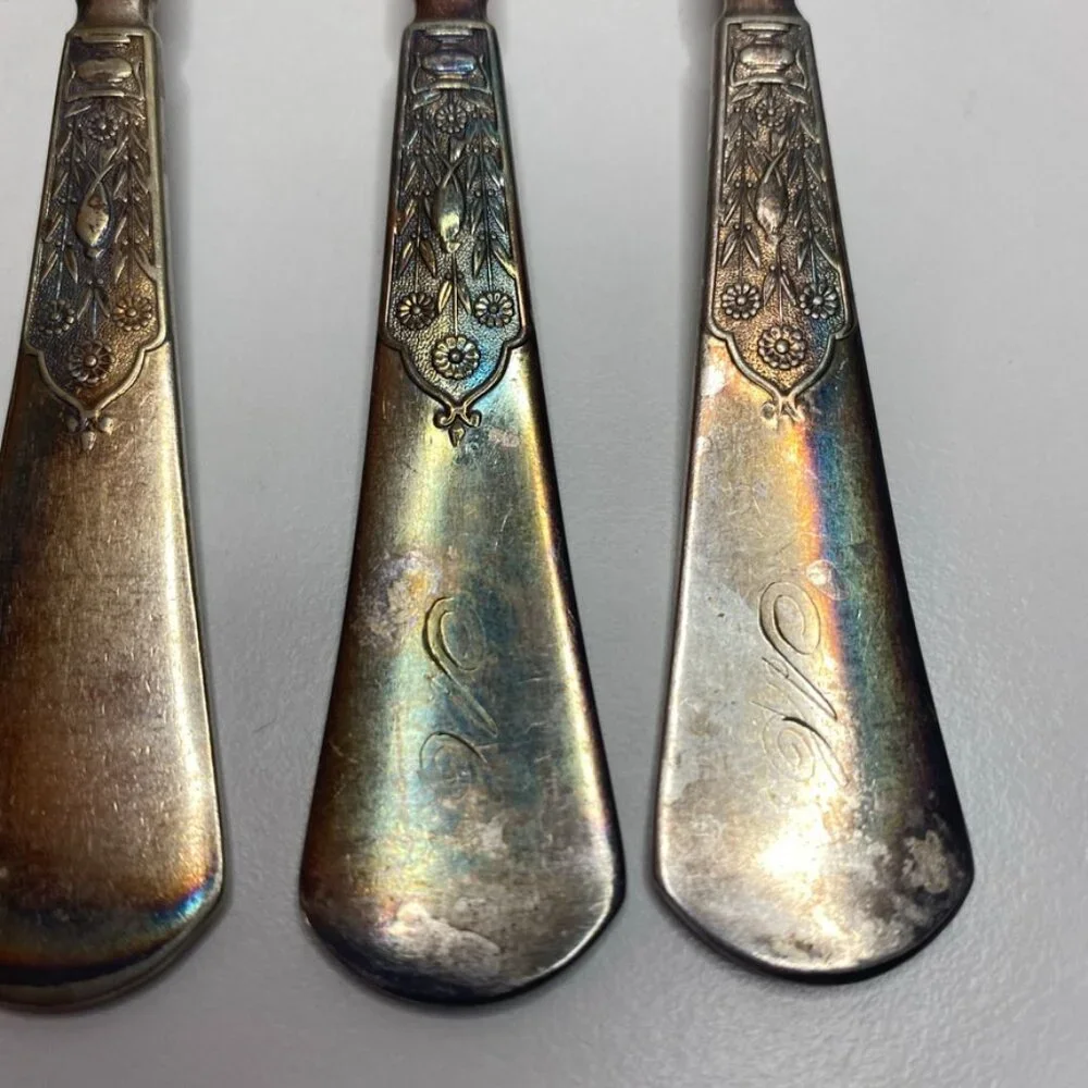 SET OF 4 ANTIQUE REED & BARTON 